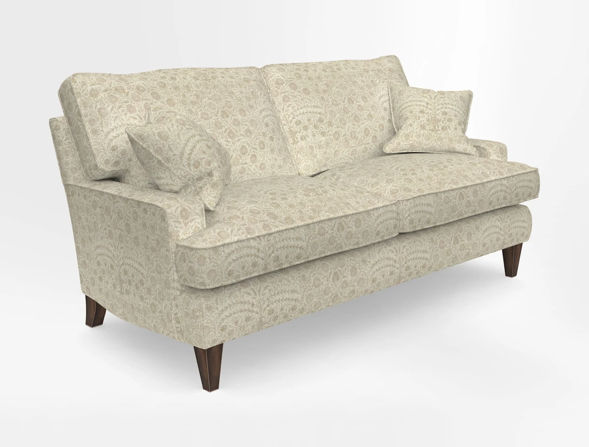 Ingleborough 3 Seater Sofa in Warwick Edinburgh Henna Rugs supplied by Rugs of Petworth
