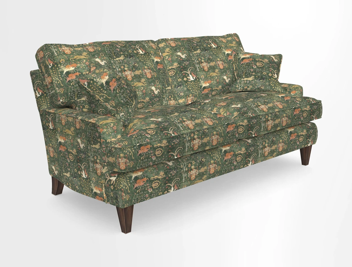 Ingleborough 3 Seater Sofa in Warwick Edinburgh Henna Rugs supplied by Rugs of Petworth