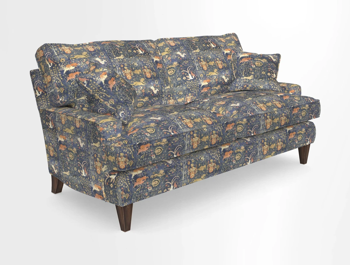 Ingleborough 3 Seater Sofa in Warwick Edinburgh Henna Rugs supplied by Rugs of Petworth