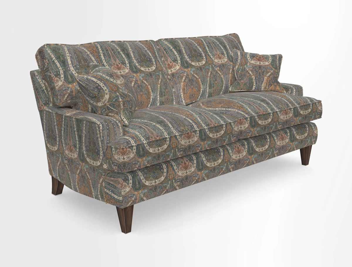 Ingleborough 3 Seater Sofa in Warwick Edinburgh Henna Rugs supplied by Rugs of Petworth