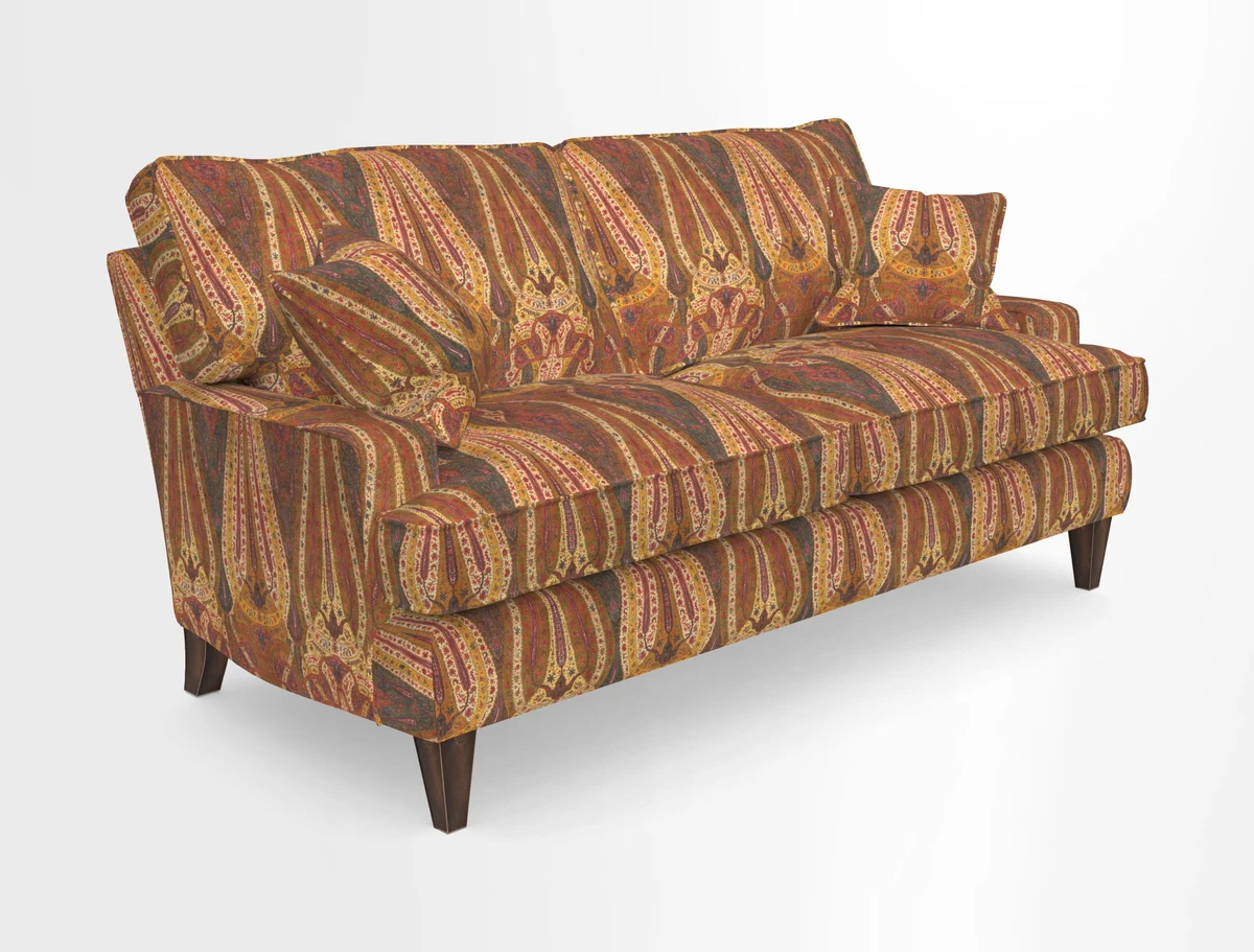 Ingleborough 3 Seater Sofa in Warwick Edinburgh Henna Rugs supplied by Rugs of Petworth