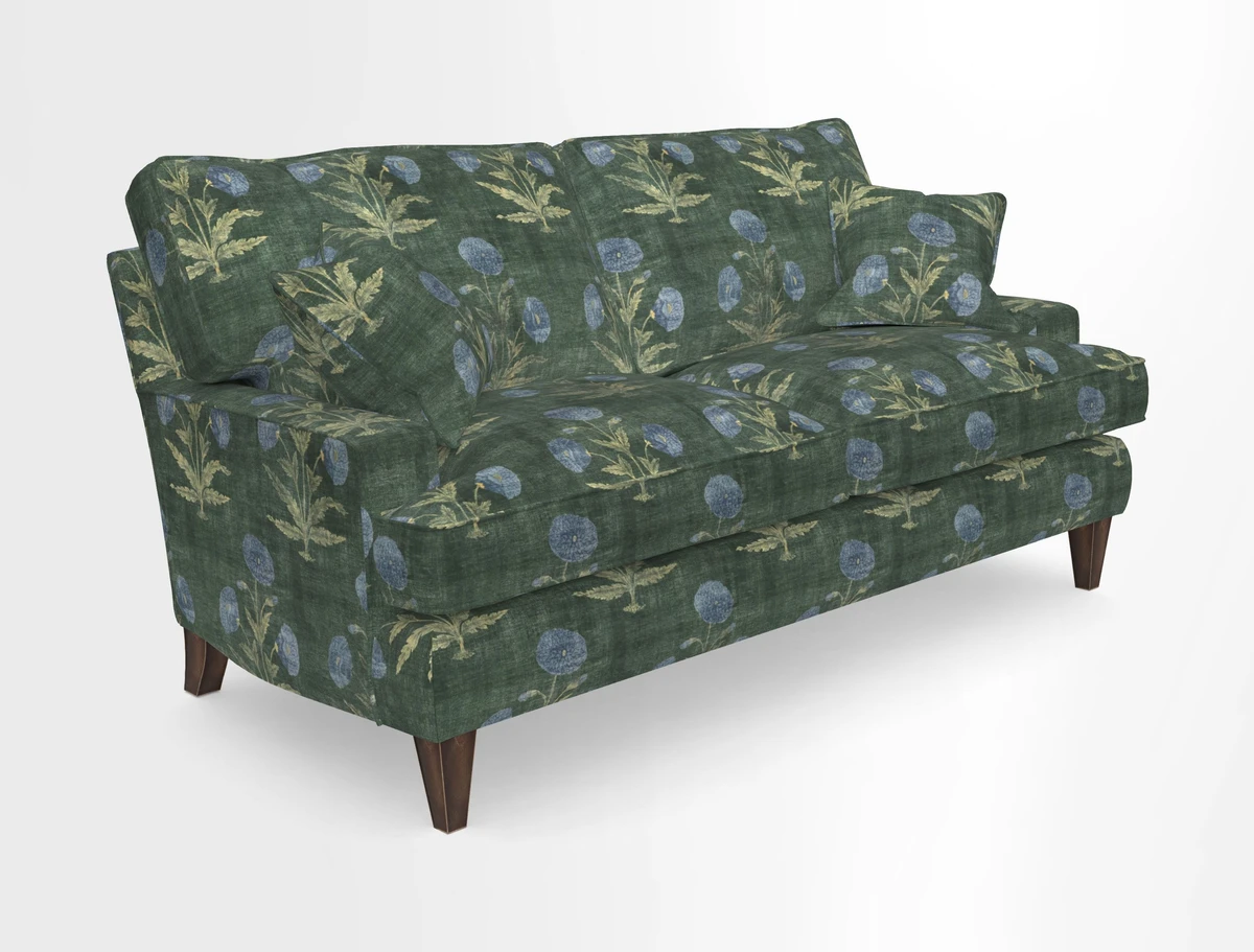 Ingleborough 3 Seater Sofa in Warwick Edinburgh Henna Rugs supplied by Rugs of Petworth