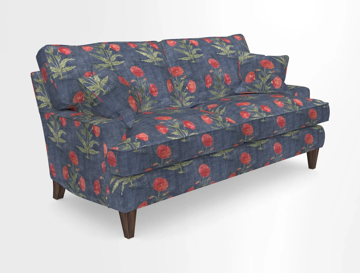 Ingleborough 3 Seater Sofa in Warwick Edinburgh Henna Rugs supplied by Rugs of Petworth
