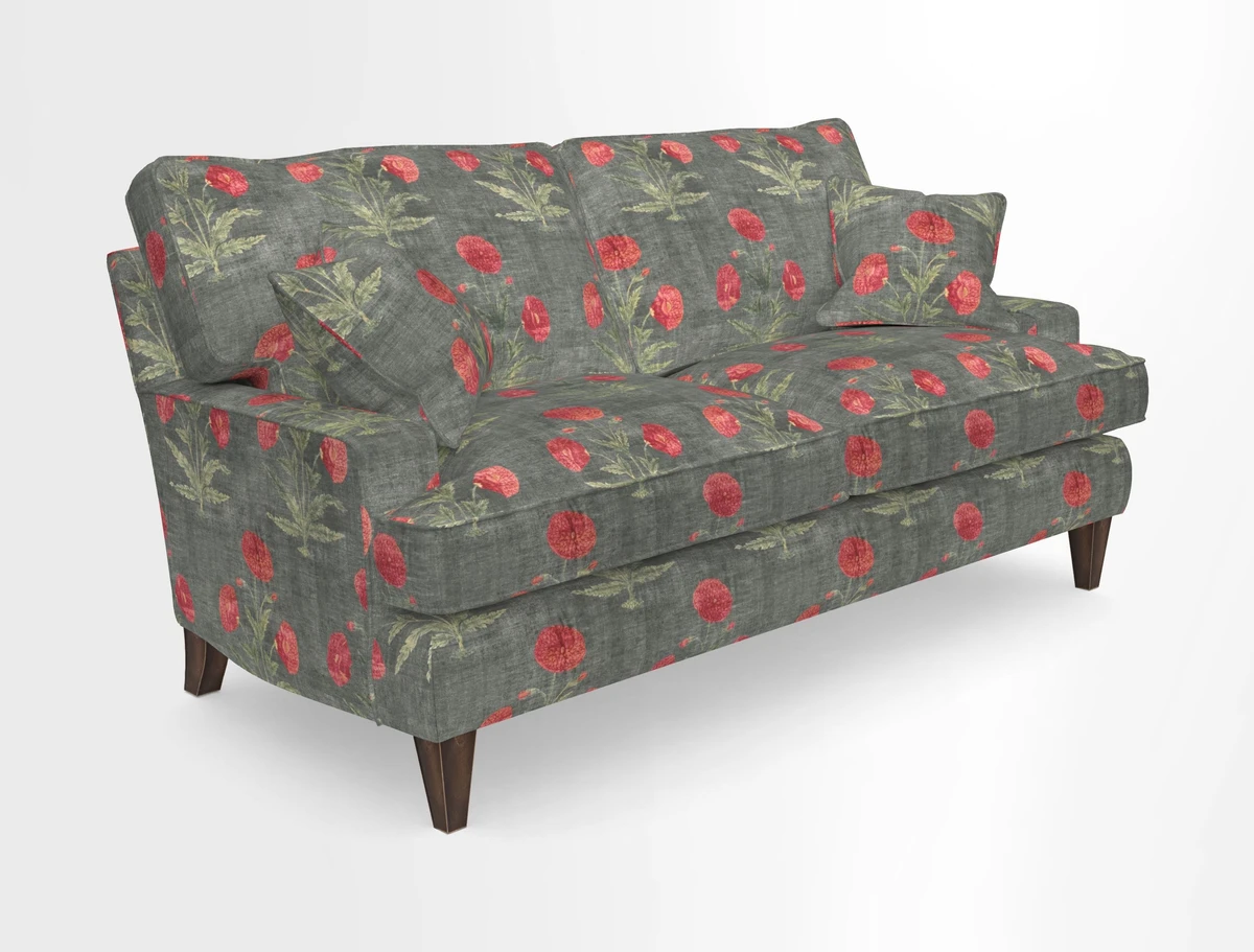 Ingleborough 3 Seater Sofa in Warwick Edinburgh Henna Rugs supplied by Rugs of Petworth