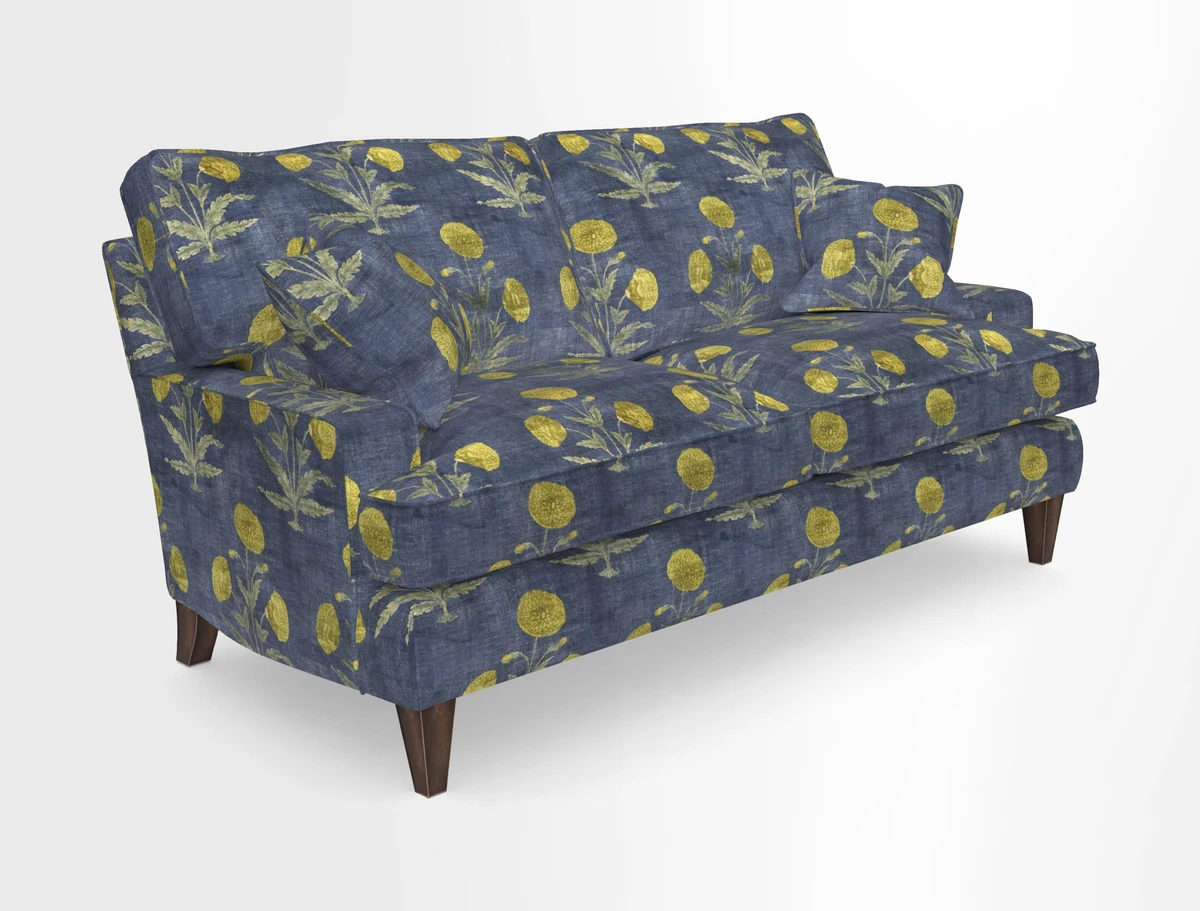 Ingleborough 3 Seater Sofa in Warwick Edinburgh Henna Rugs supplied by Rugs of Petworth