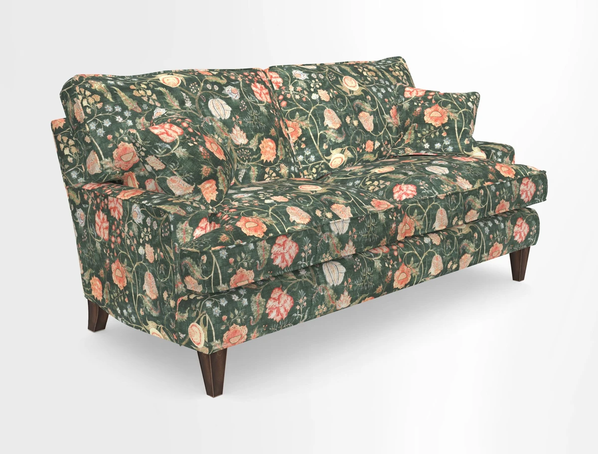 Ingleborough 3 Seater Sofa in Warwick Edinburgh Henna Rugs supplied by Rugs of Petworth