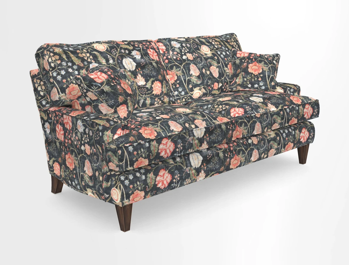 Ingleborough 3 Seater Sofa in Warwick Edinburgh Henna Rugs supplied by Rugs of Petworth