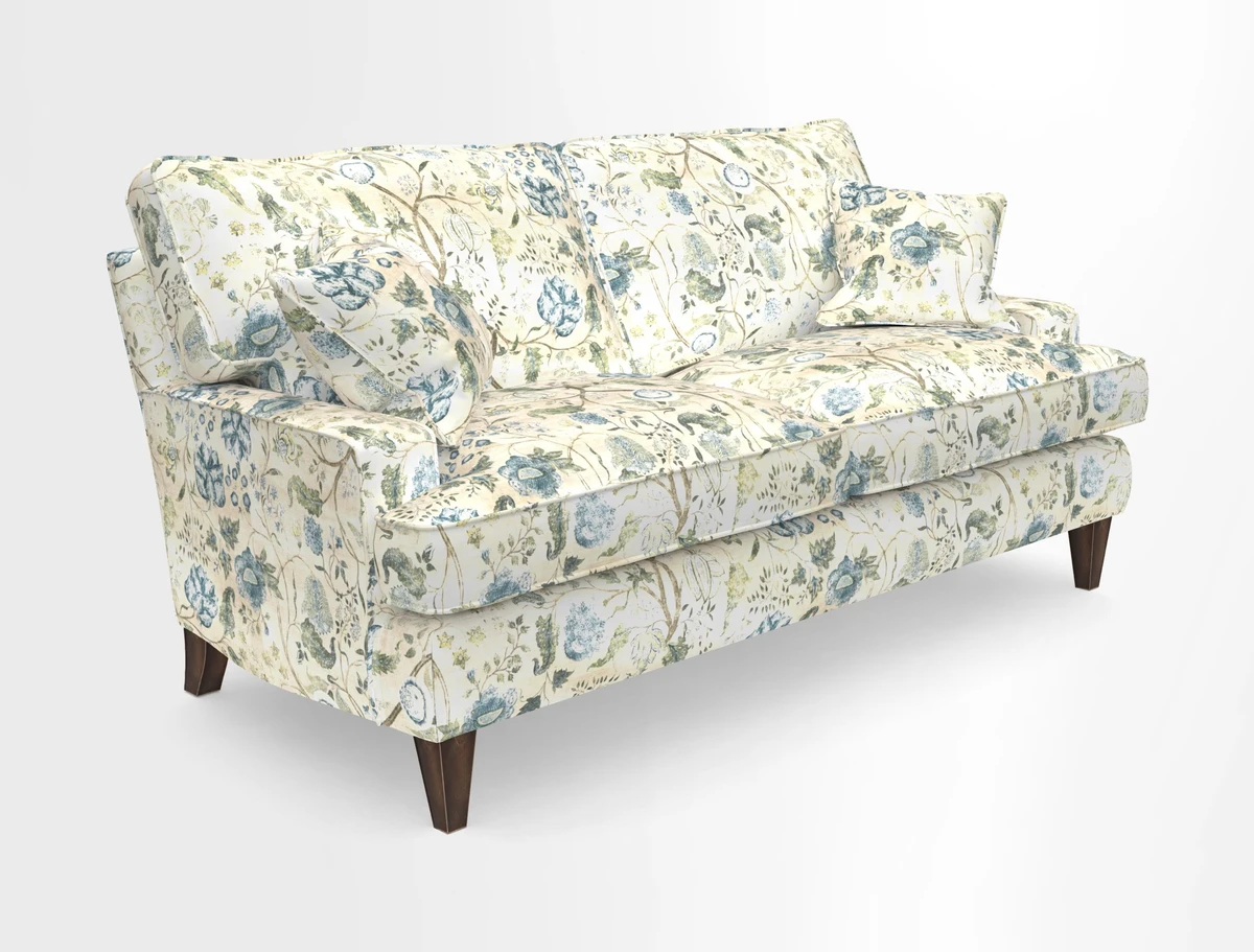 Ingleborough 3 Seater Sofa in Warwick Edinburgh Henna Rugs supplied by Rugs of Petworth
