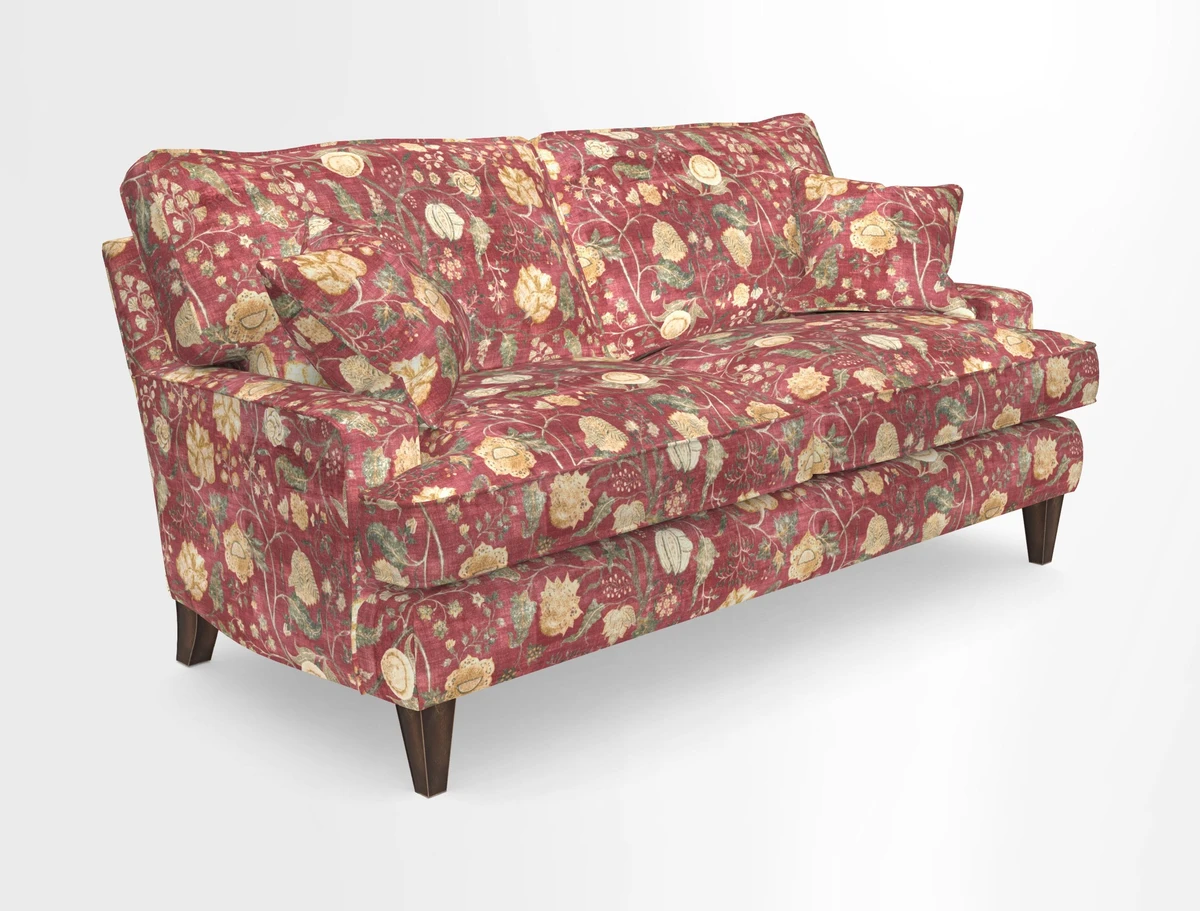 Ingleborough 3 Seater Sofa in Warwick Edinburgh Henna Rugs supplied by Rugs of Petworth