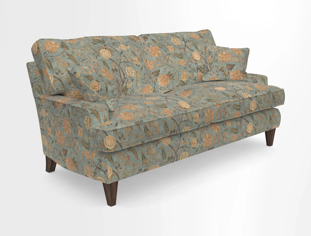 Ingleborough 3 Seater Sofa in Warwick Edinburgh Henna Rugs supplied by Rugs of Petworth