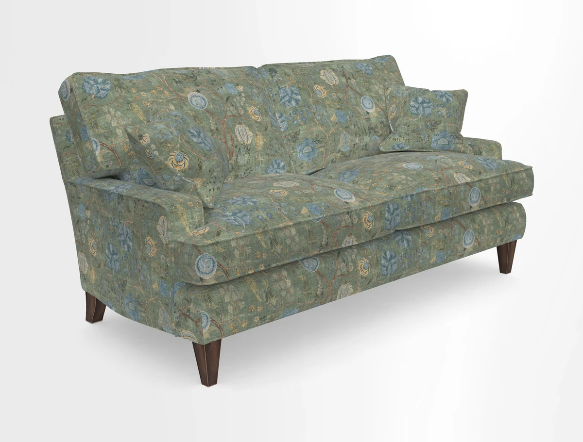 Ingleborough 3 Seater Sofa in Warwick Edinburgh Henna Rugs supplied by Rugs of Petworth
