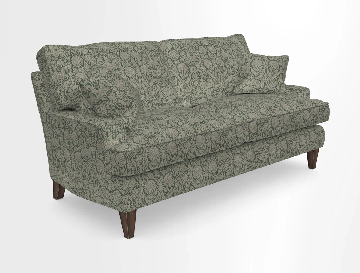 Ingleborough 3 Seater Sofa in Warwick Edinburgh Henna Rugs supplied by Rugs of Petworth