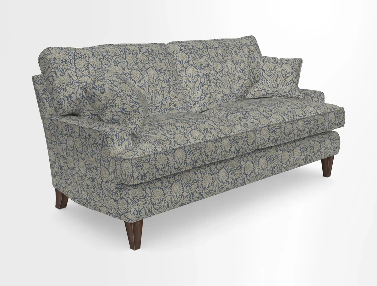 Ingleborough 3 Seater Sofa in Warwick Edinburgh Henna Rugs supplied by Rugs of Petworth