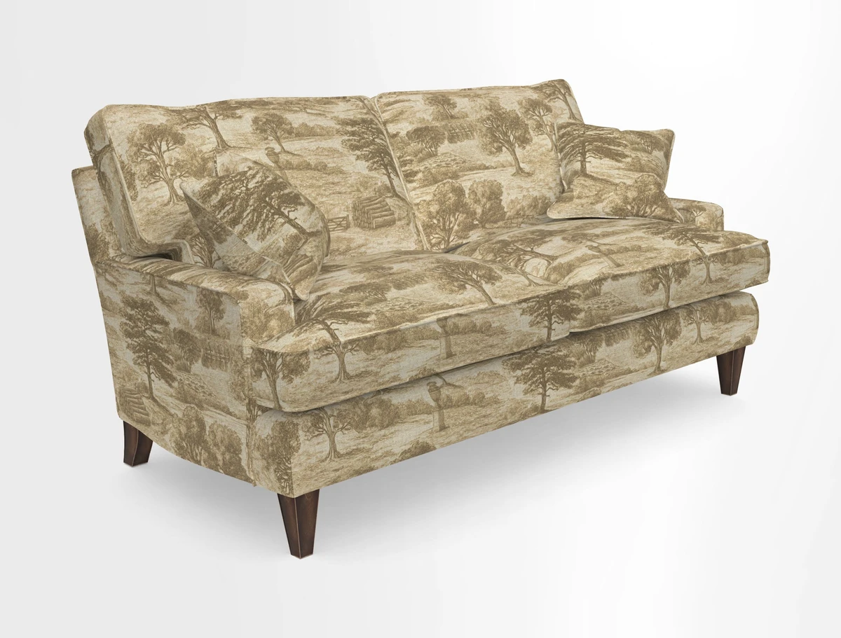 Ingleborough 3 Seater Sofa in Warwick Edinburgh Henna Rugs supplied by Rugs of Petworth