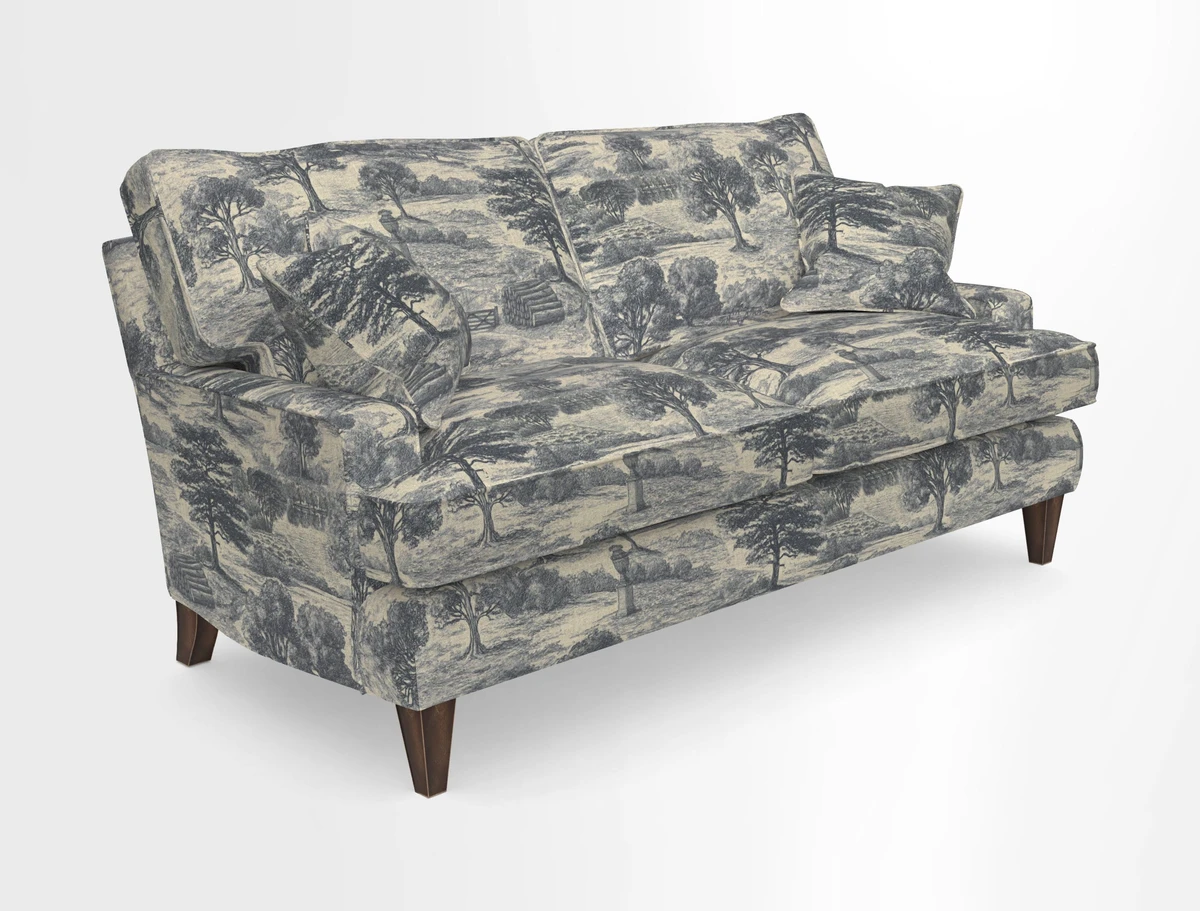 Ingleborough 3 Seater Sofa in Warwick Edinburgh Henna Rugs supplied by Rugs of Petworth
