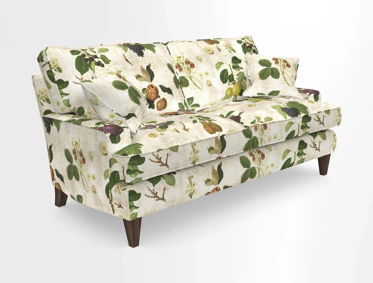 Ingleborough 3 Seater Sofa in Warwick Edinburgh Henna Rugs supplied by Rugs of Petworth