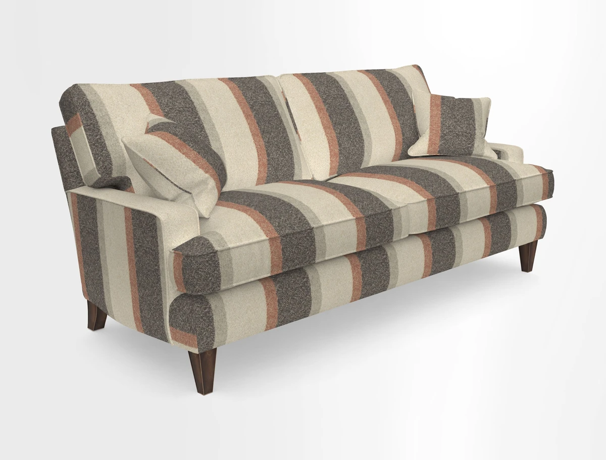 Ingleborough Medium 4 Seater Sofa in Warwick Edinburgh Henna Rugs supplied by Rugs of Petworth