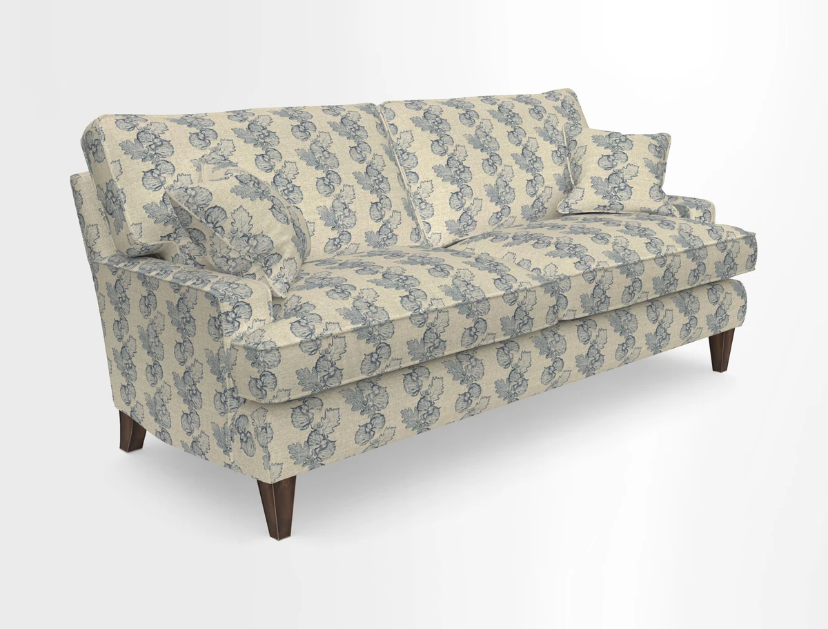 Ingleborough Medium 4 Seater Sofa in Warwick Edinburgh Henna Rugs supplied by Rugs of Petworth