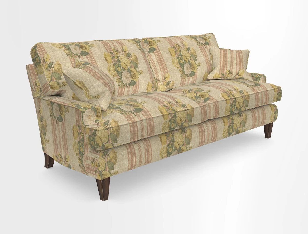 Ingleborough Medium 4 Seater Sofa in Warwick Edinburgh Henna Rugs supplied by Rugs of Petworth