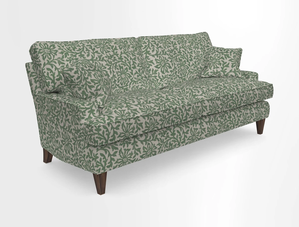 Ingleborough Medium 4 Seater Sofa in Warwick Edinburgh Henna Rugs supplied by Rugs of Petworth
