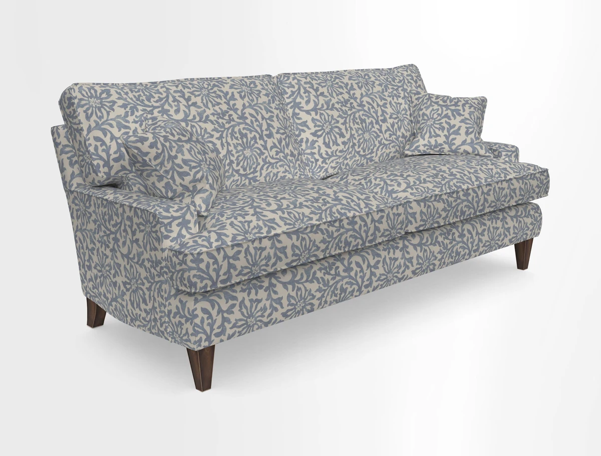 Ingleborough Medium 4 Seater Sofa in Warwick Edinburgh Henna Rugs supplied by Rugs of Petworth