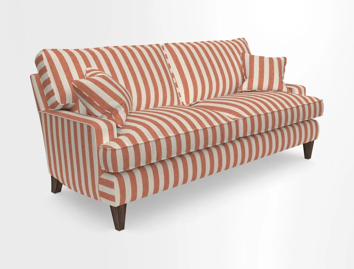 Ingleborough Medium 4 Seater Sofa in Warwick Edinburgh Henna Rugs supplied by Rugs of Petworth