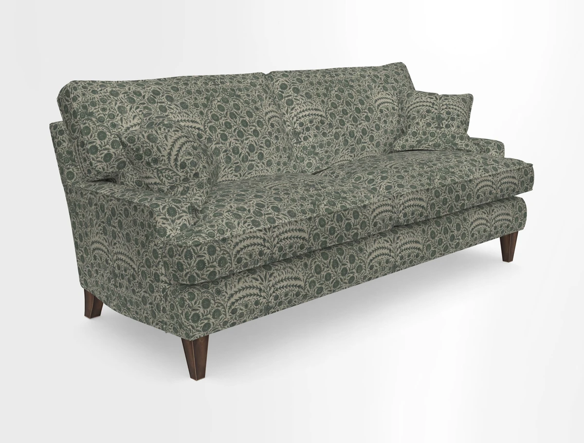Ingleborough Medium 4 Seater Sofa in Warwick Edinburgh Henna Rugs supplied by Rugs of Petworth