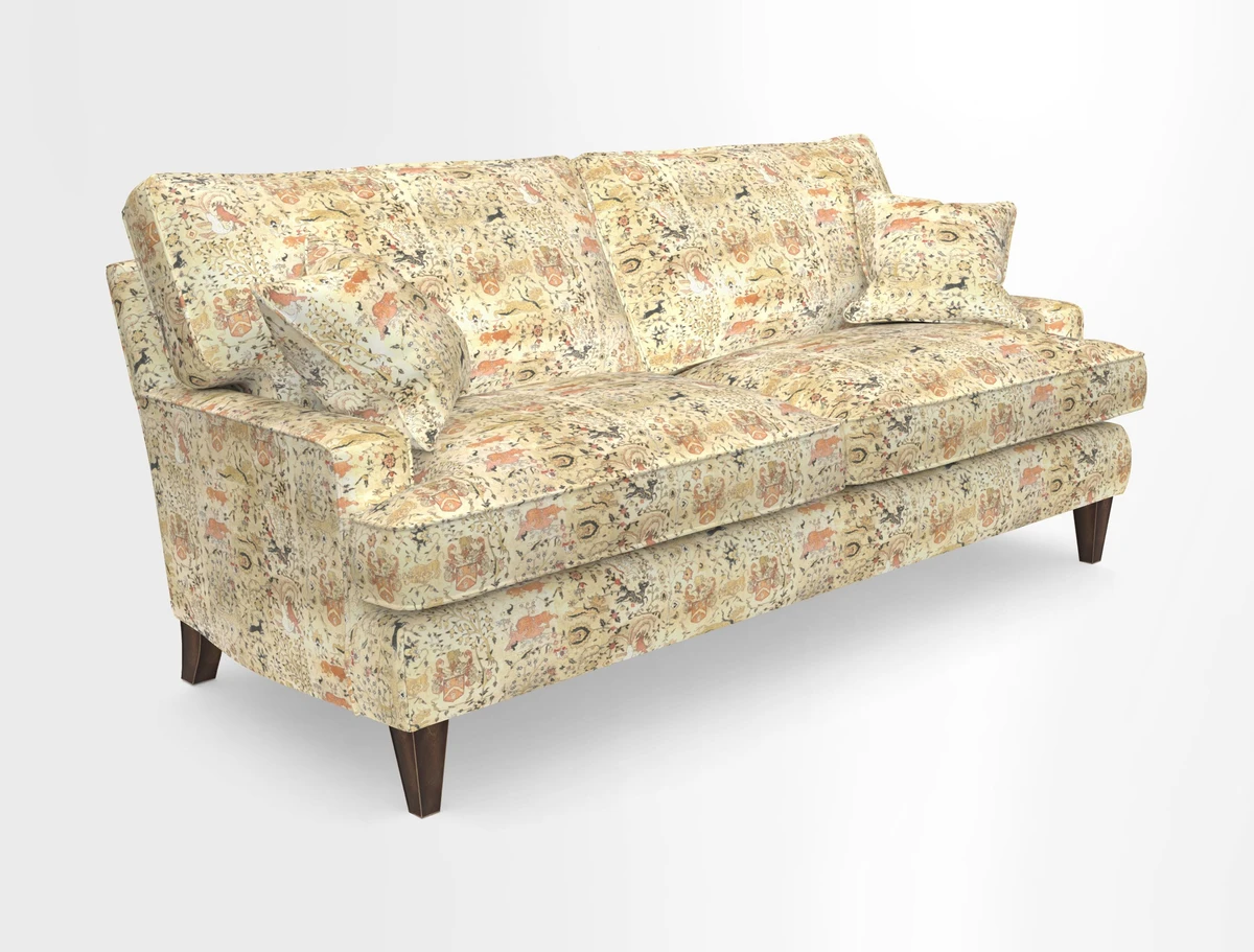 Ingleborough Medium 4 Seater Sofa in Warwick Edinburgh Henna Rugs supplied by Rugs of Petworth