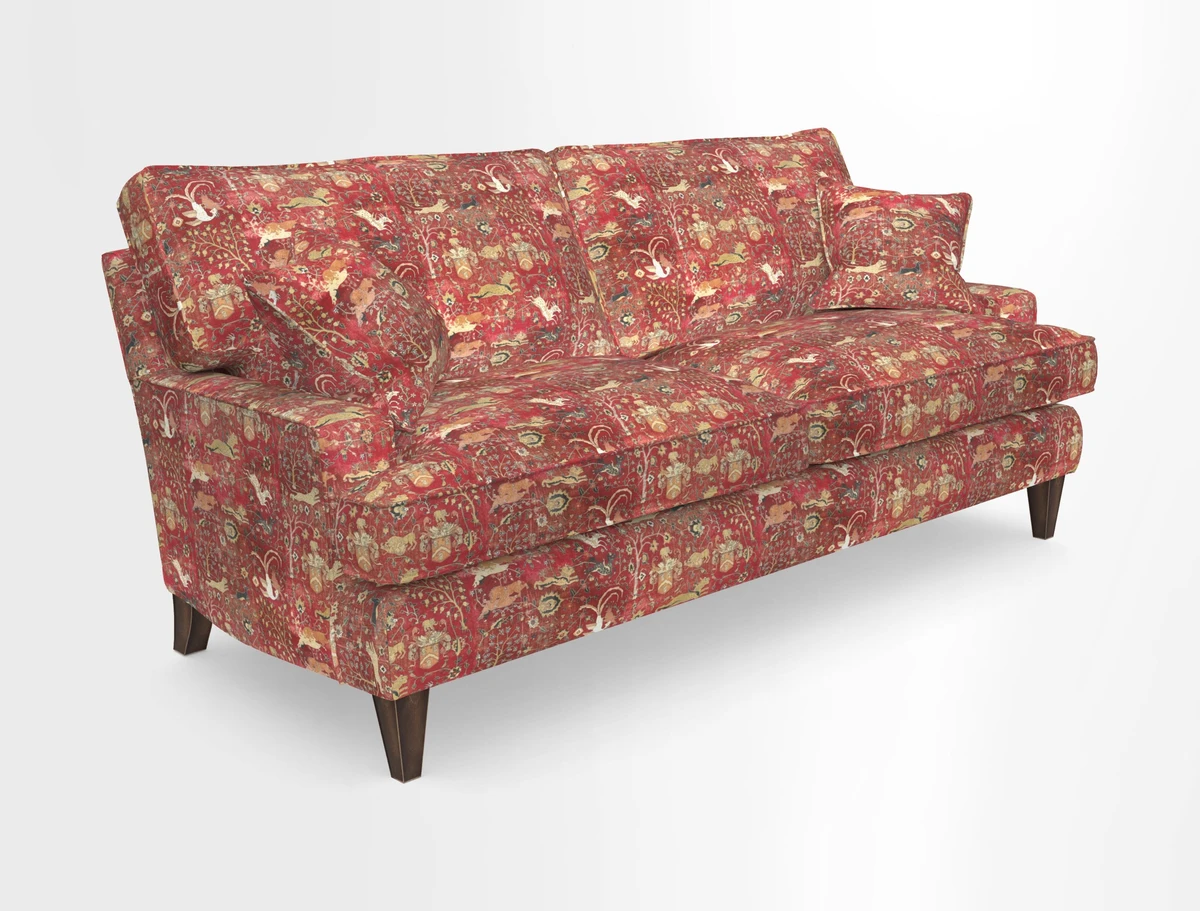 Ingleborough Medium 4 Seater Sofa in Warwick Edinburgh Henna Rugs supplied by Rugs of Petworth