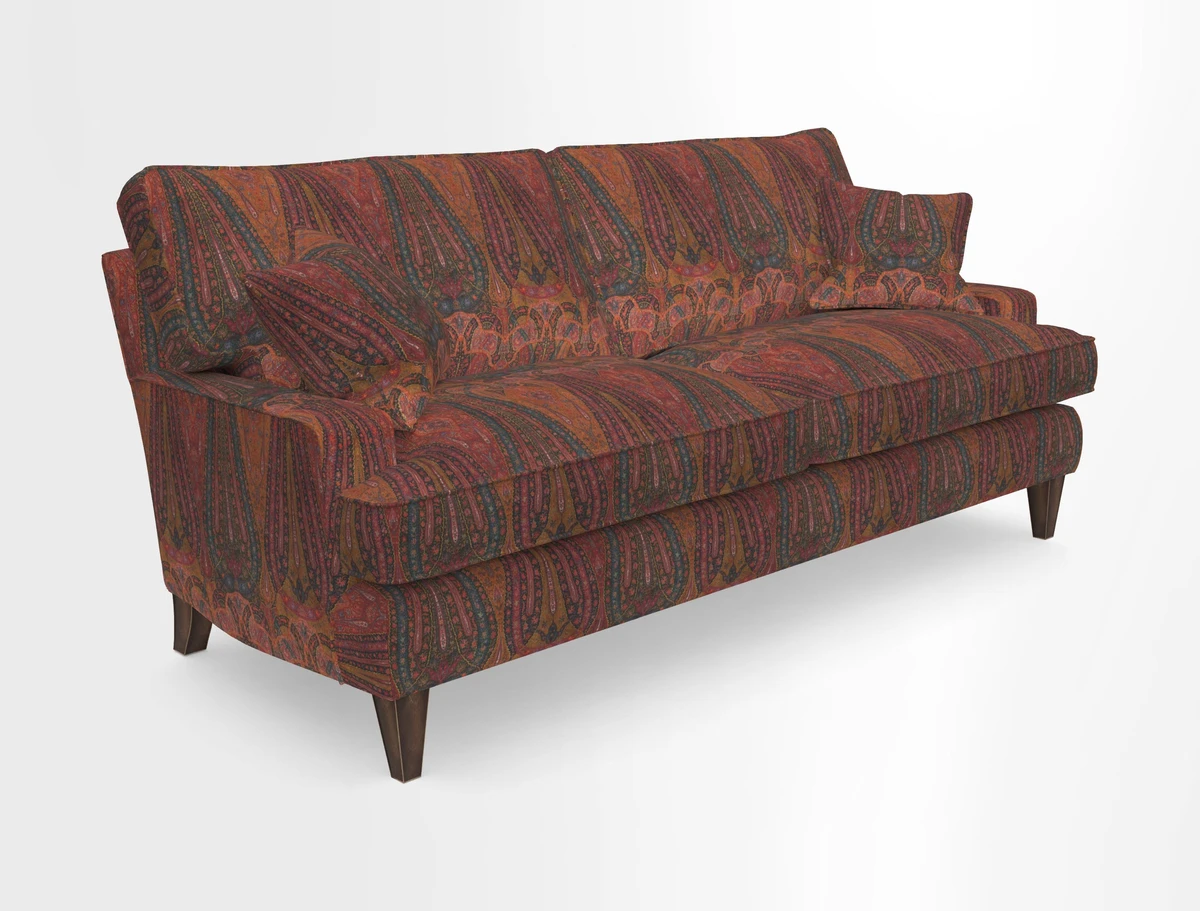 Ingleborough Medium 4 Seater Sofa in Warwick Edinburgh Henna Rugs supplied by Rugs of Petworth