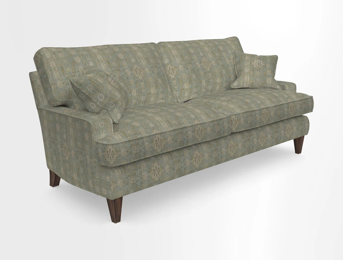 Ingleborough Medium 4 Seater Sofa in Warwick Edinburgh Henna Rugs supplied by Rugs of Petworth