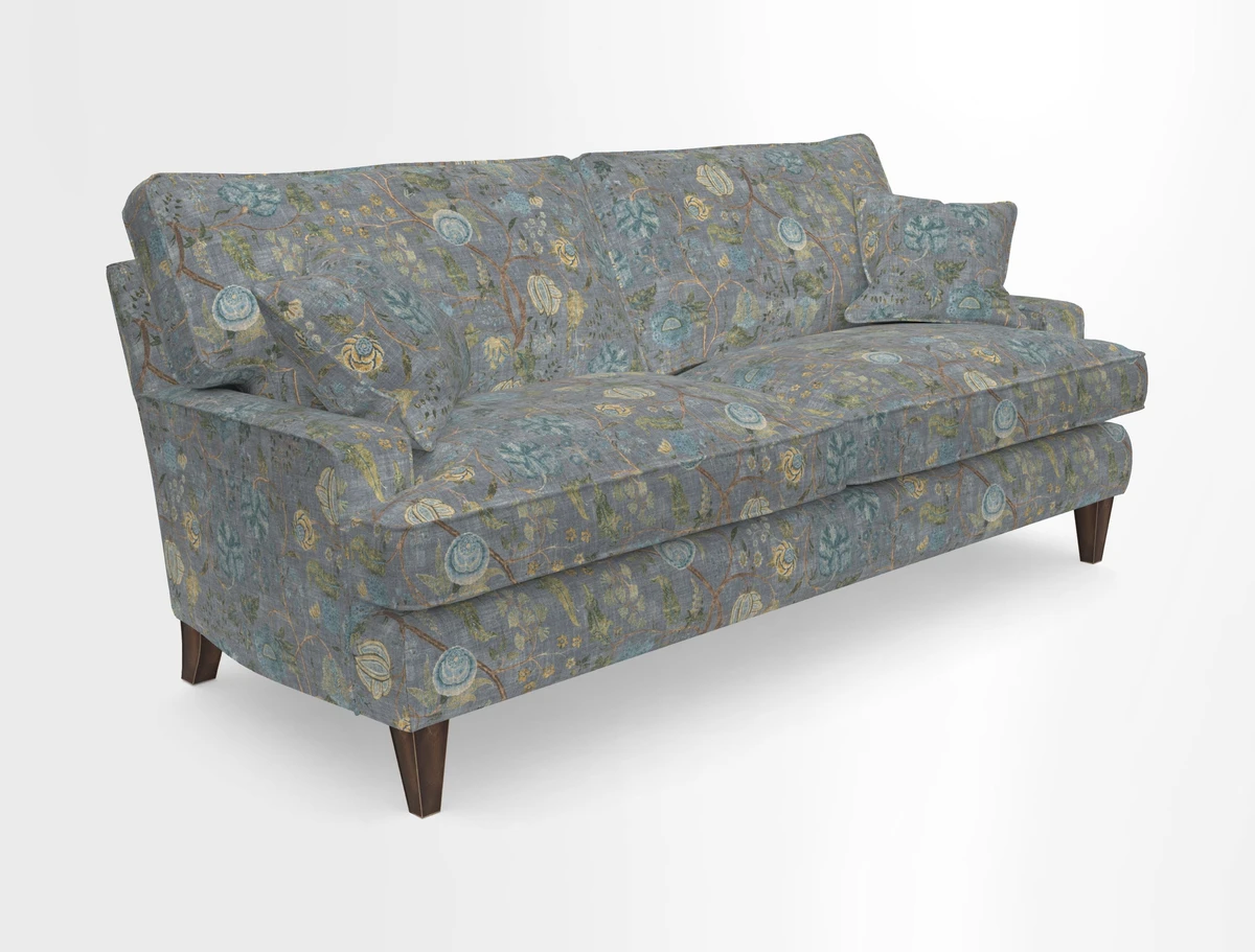 Ingleborough Medium 4 Seater Sofa in Warwick Edinburgh Henna Rugs supplied by Rugs of Petworth