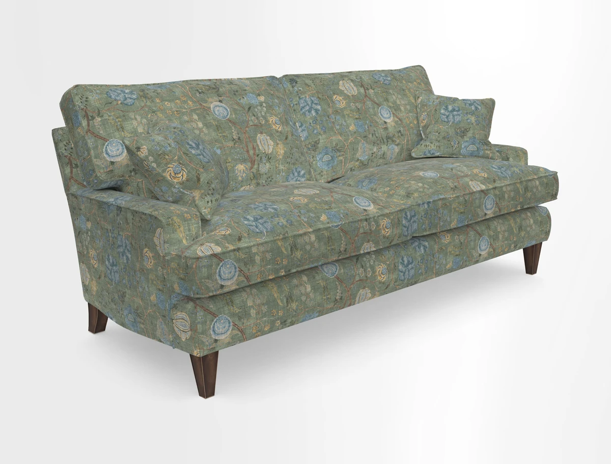 Ingleborough Medium 4 Seater Sofa in Warwick Edinburgh Henna Rugs supplied by Rugs of Petworth