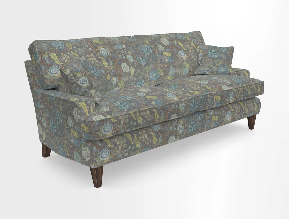 Ingleborough Medium 4 Seater Sofa in Warwick Edinburgh Henna Rugs supplied by Rugs of Petworth