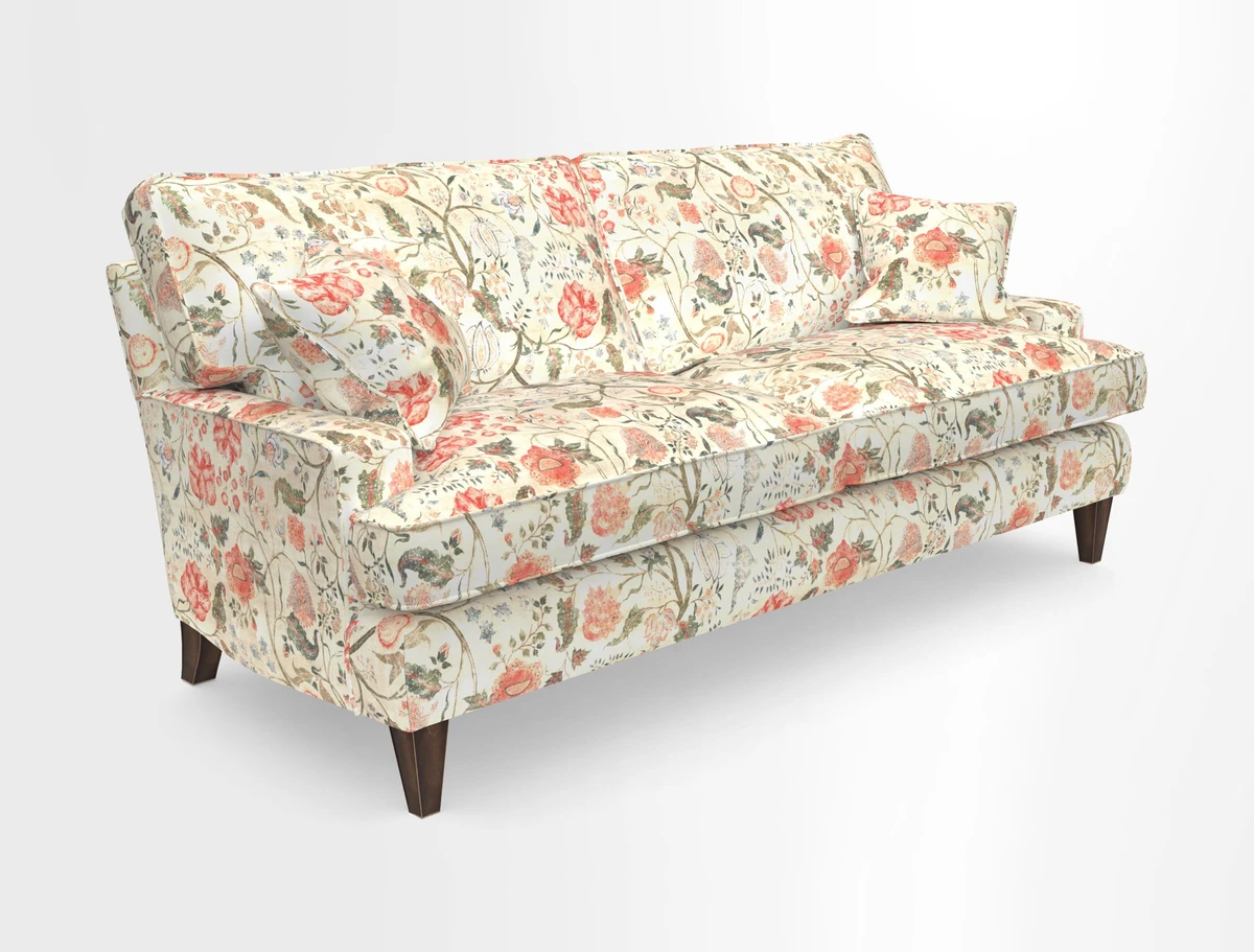 Ingleborough Medium 4 Seater Sofa in Warwick Edinburgh Henna Rugs supplied by Rugs of Petworth