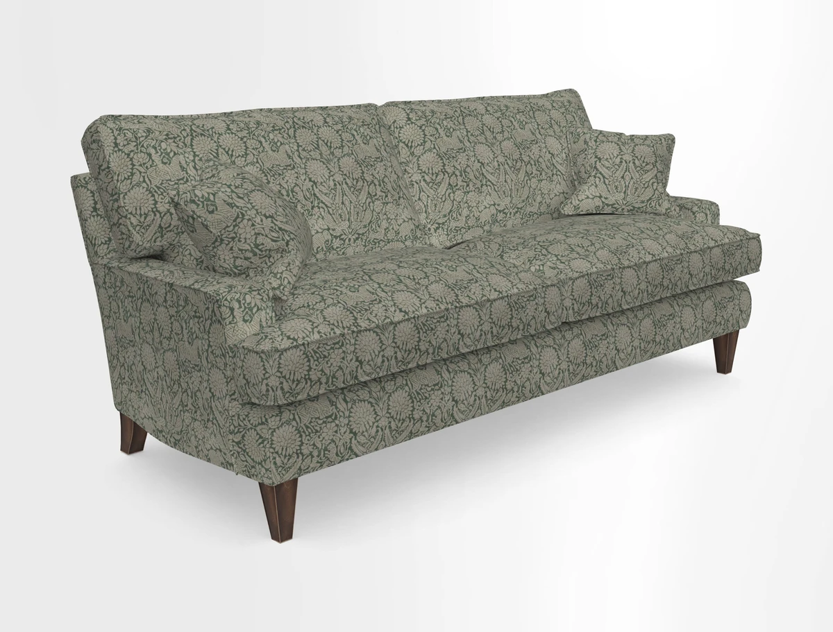 Ingleborough Medium 4 Seater Sofa in Warwick Edinburgh Henna Rugs supplied by Rugs of Petworth
