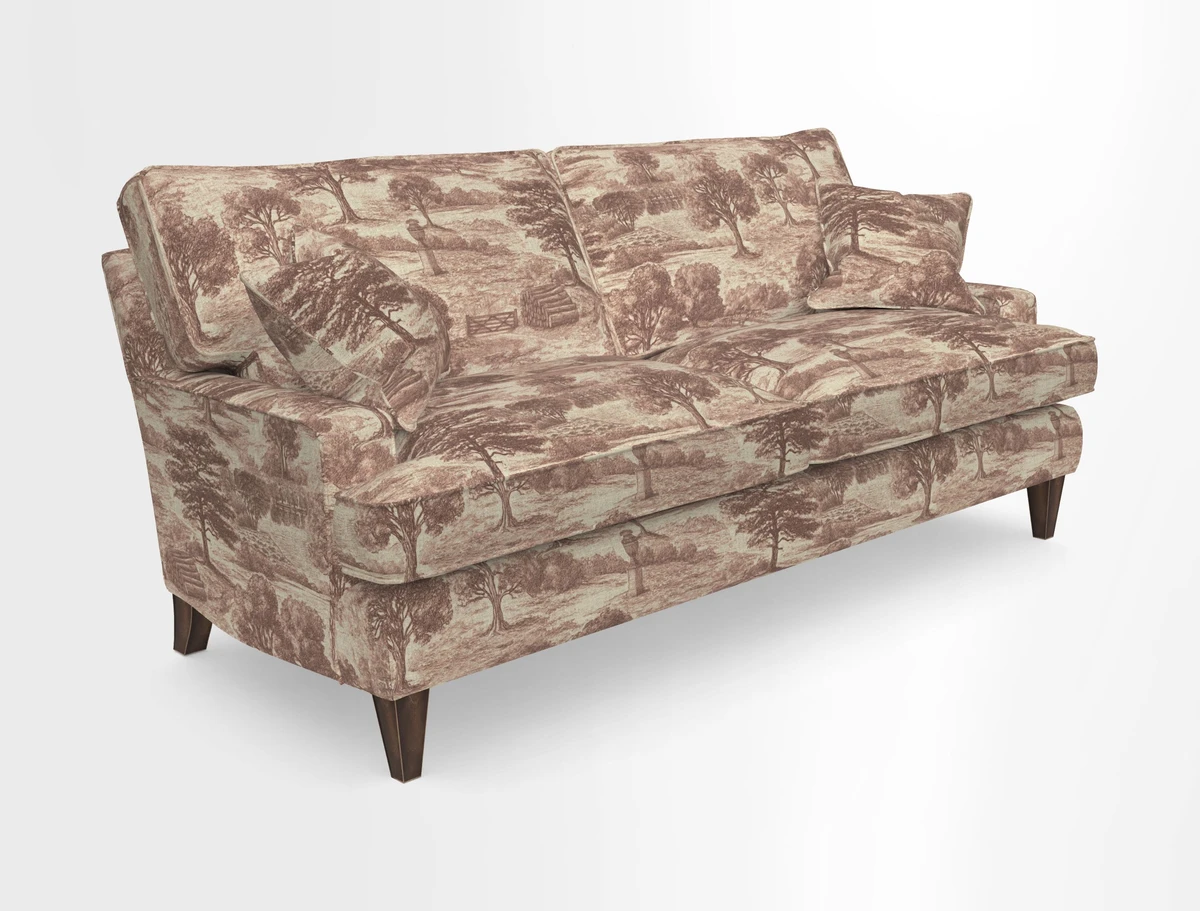 Ingleborough Medium 4 Seater Sofa in Warwick Edinburgh Henna Rugs supplied by Rugs of Petworth