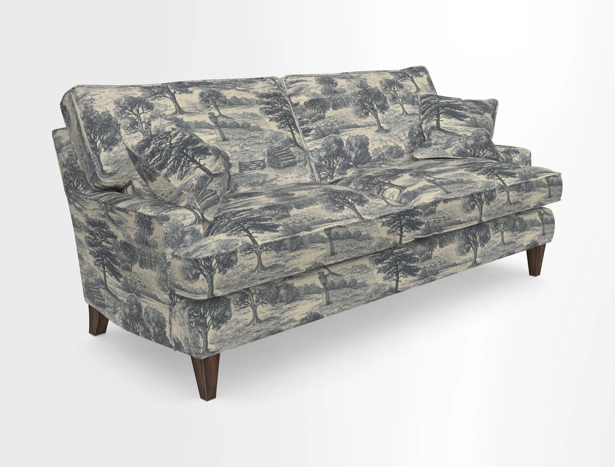 Ingleborough Medium 4 Seater Sofa in Warwick Edinburgh Henna Rugs supplied by Rugs of Petworth