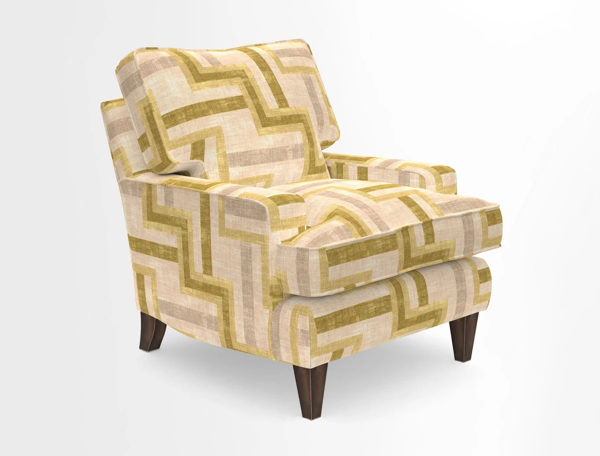 Ingleborough Chair in Two Tone Plain Biscuit