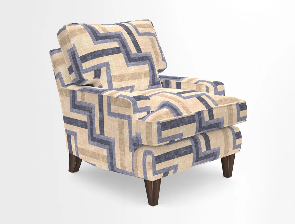 Ingleborough Chair in Two Tone Plain Biscuit
