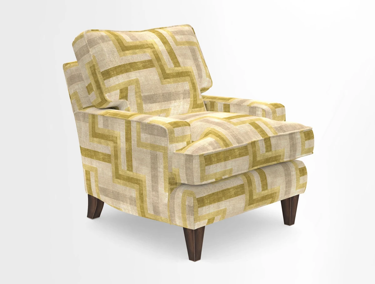 Ingleborough Chair in Two Tone Plain Biscuit