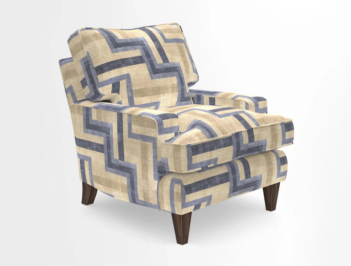 Ingleborough Chair in Two Tone Plain Biscuit