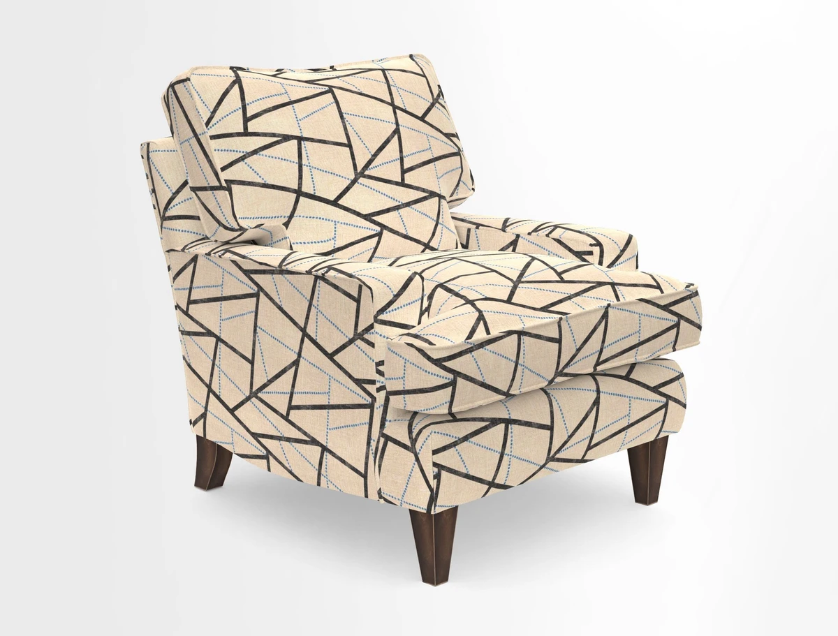 Ingleborough Chair in Two Tone Plain Biscuit