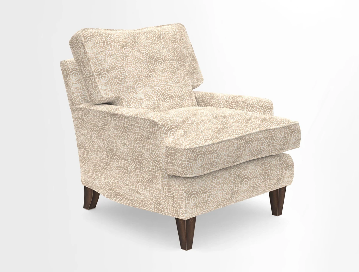 Ingleborough Chair in Two Tone Plain Biscuit