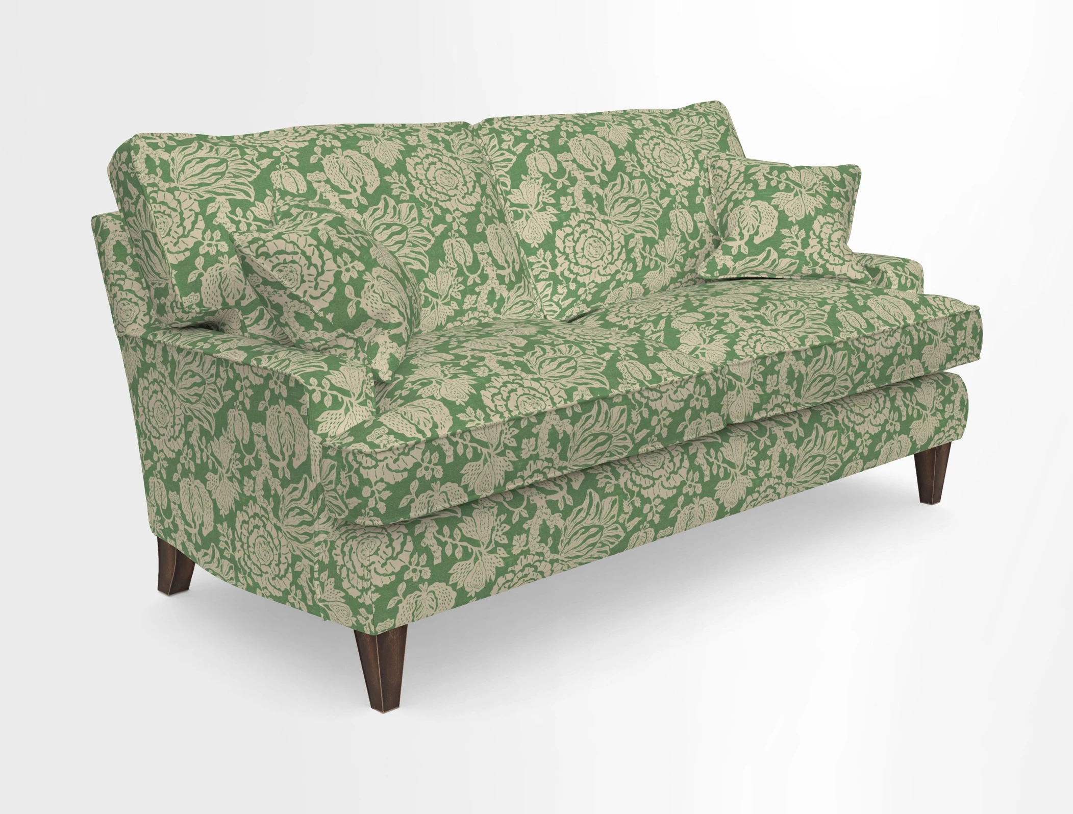 Ingleborough 3 Seater Sofa in Warwick Edinburgh Henna Rugs supplied by Rugs of Petworth