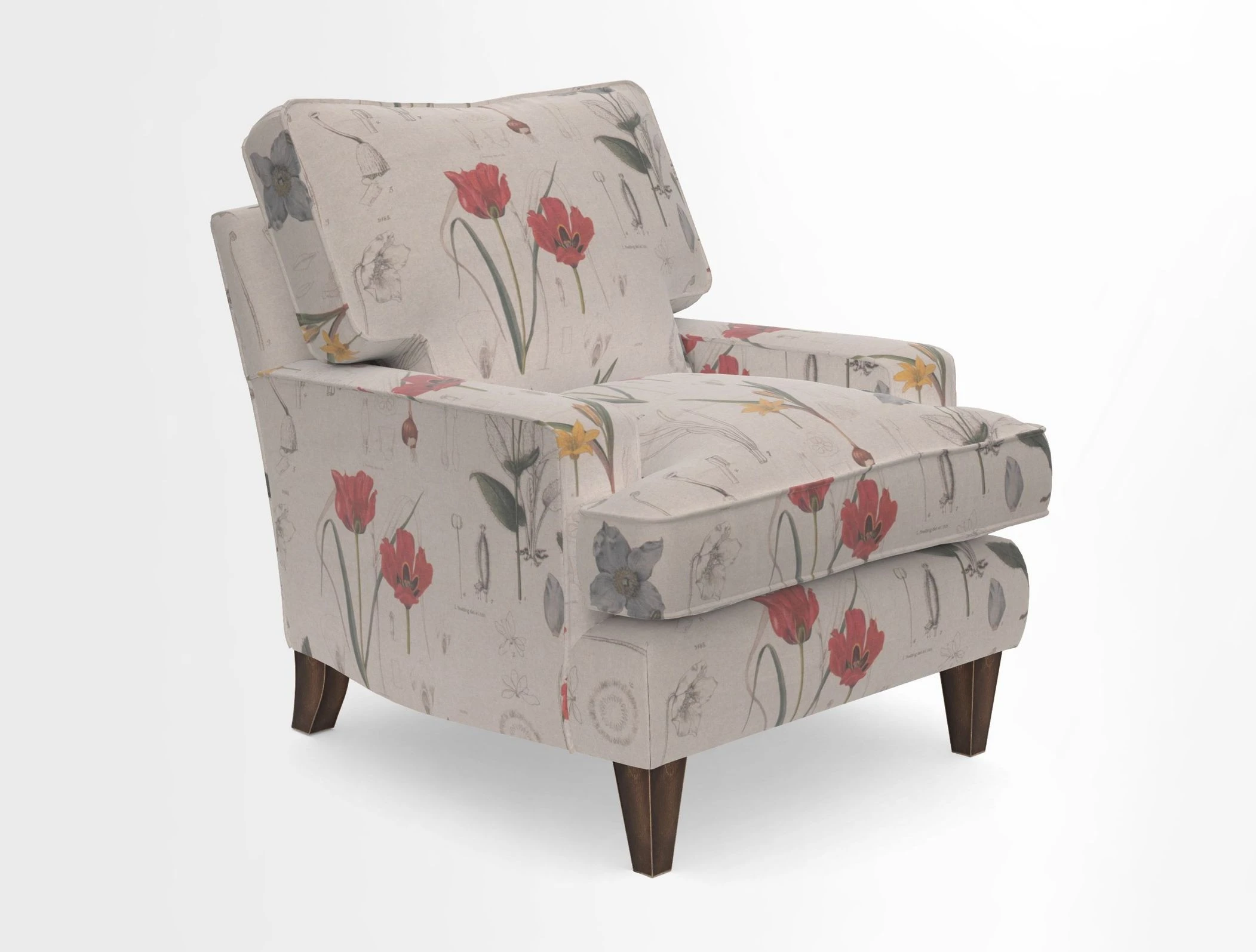 Ingleborough Chair in Two Tone Plain Biscuit