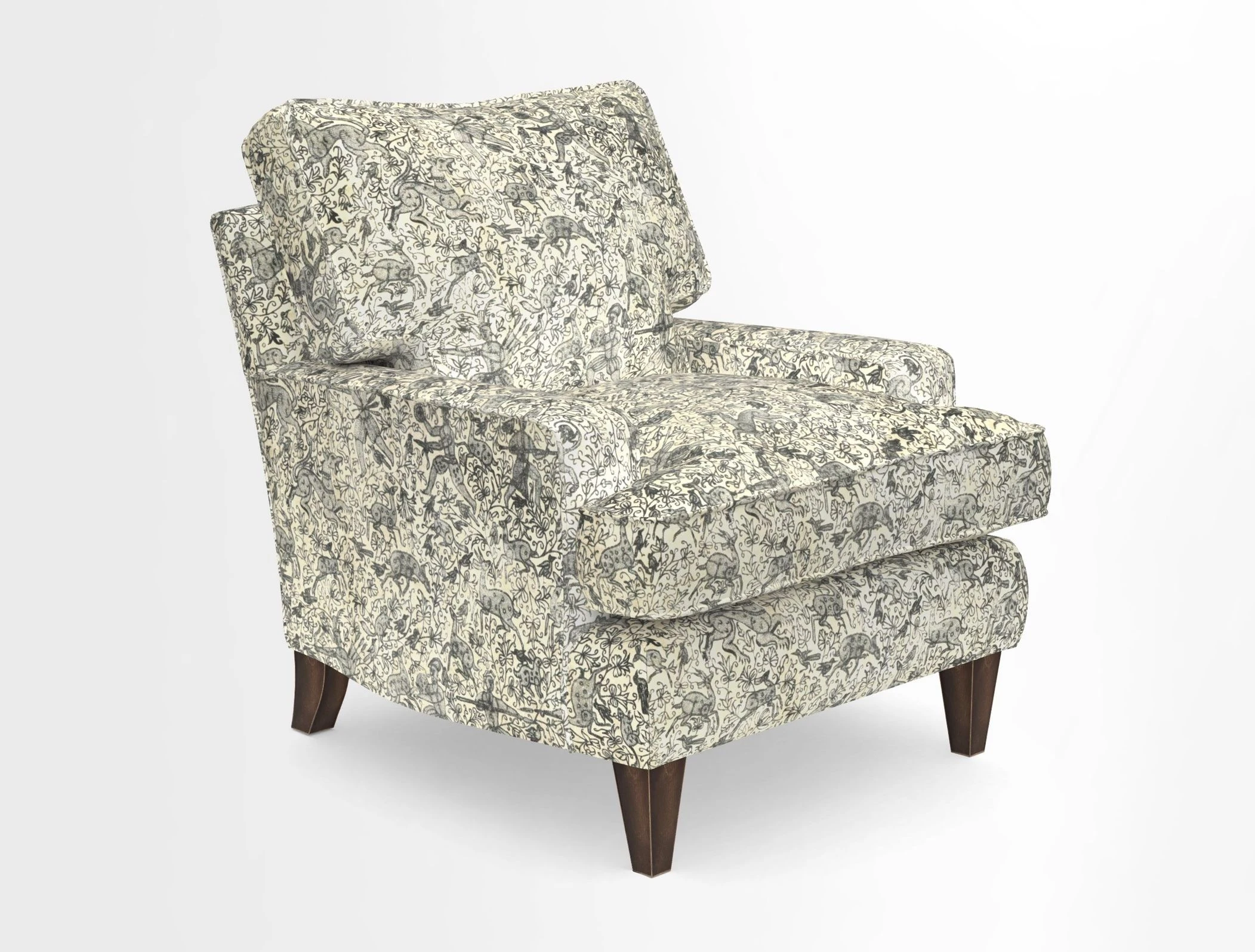Ingleborough Chair in Two Tone Plain Biscuit