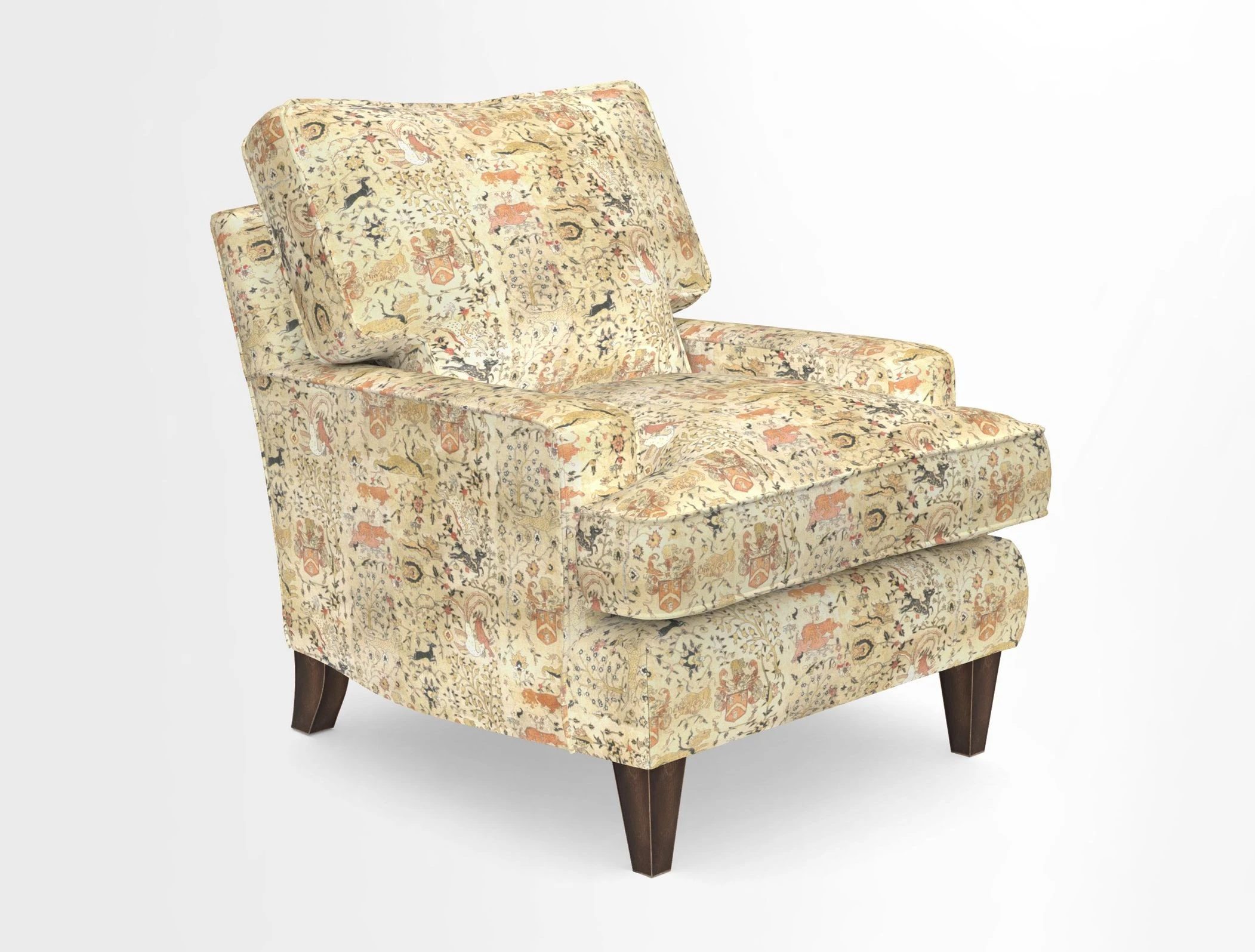 Ingleborough Chair in Two Tone Plain Biscuit