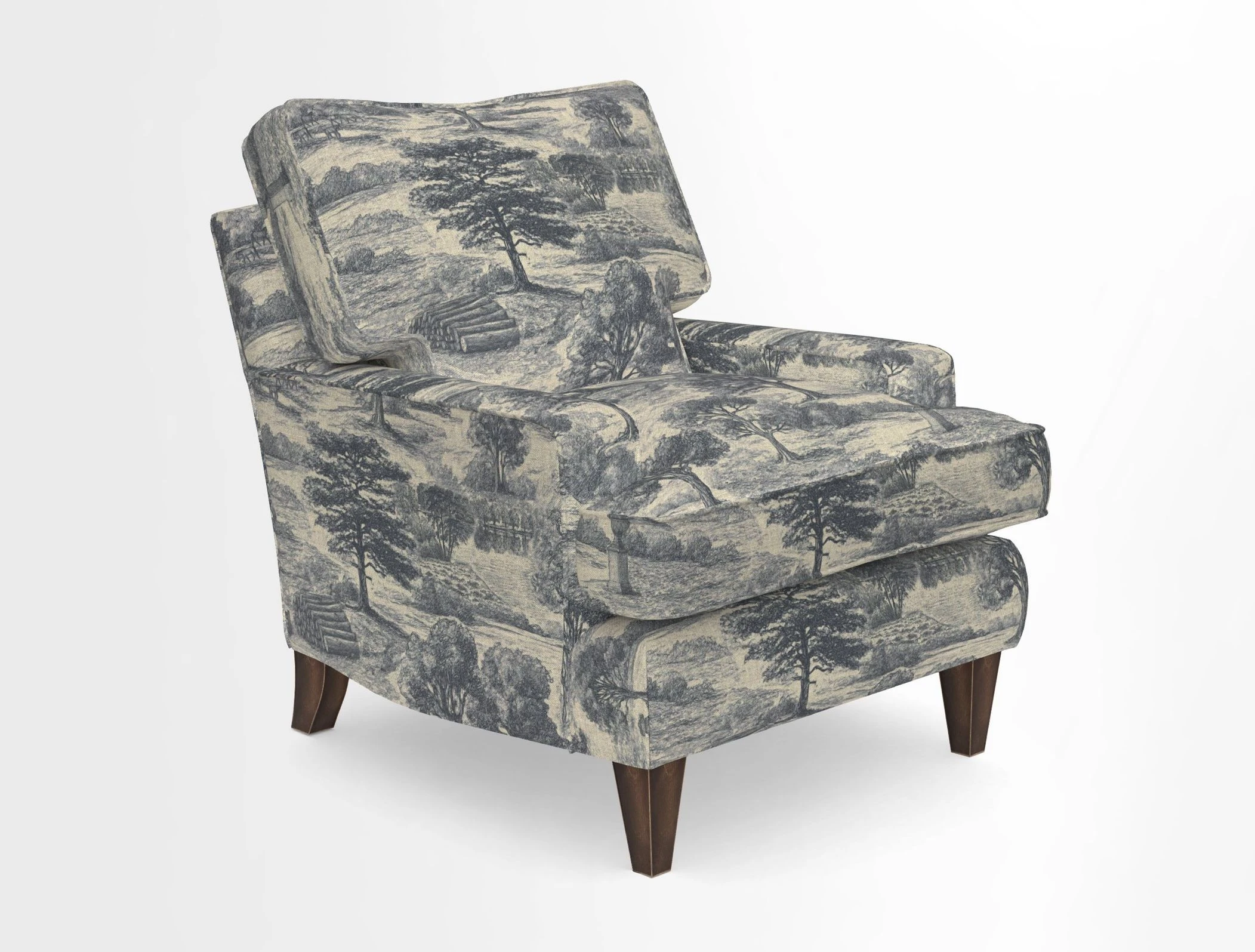 Ingleborough Chair in Two Tone Plain Biscuit