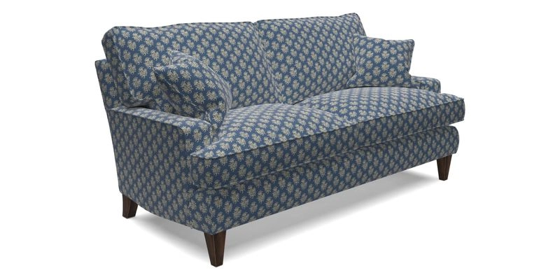 Ingleborough 3 Seater Sofa in Warwick Edinburgh Henna Rugs supplied by Rugs of Petworth